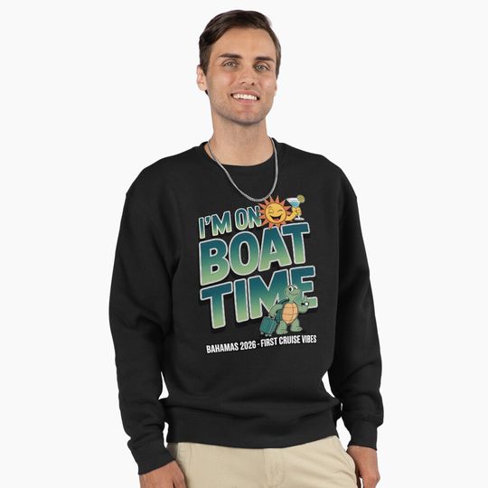 Discover My first cruise Bahamas 2026 -  island life humor - cruise drinking team - party cruise 2026 - Bahamas booze cruise - friends cruise trip - Bahamas besties cruise - group vacation 2026 Pullover Sweatshirt