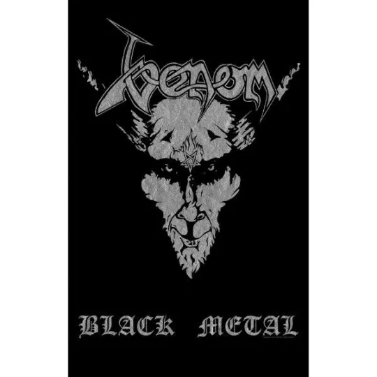 Venom Black Poster Flag Textile Fabric Wall Banner