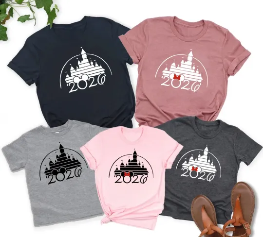 Discover 2026 Family Vacation Trip to disney Matching Shirts, Castle Squad Crew T-Shirts