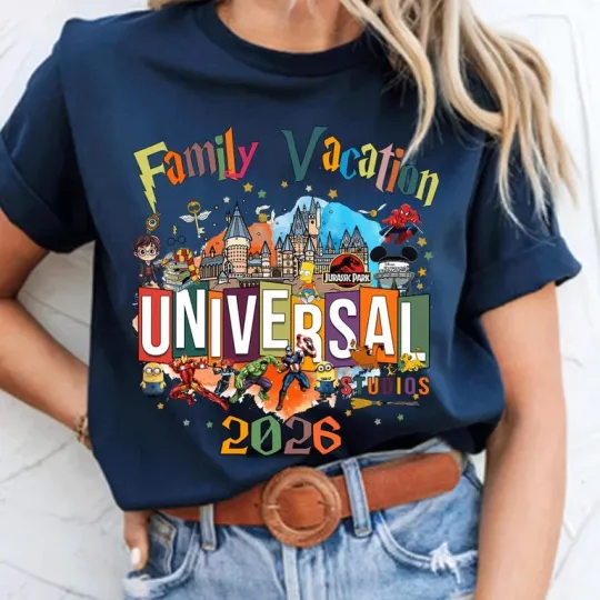 Discover Universal Studios Family Vacation T-Shirt: Group Trip 2026
