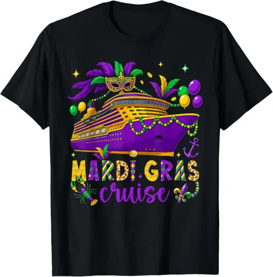Discover Mardi Gras Cruise Crew 2026 Trip New Orleans Family Matching T-Shirt
