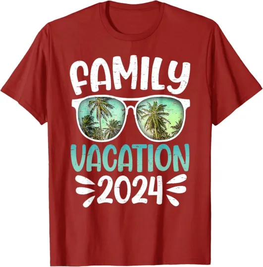 Discover Family Vacation 2024 Family Group Summer Beach Trip Unisex T-Shirt