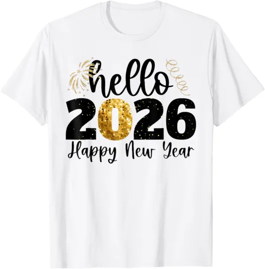 Discover Happy New Year 2026 New Year Party Friends Family Matching T-Shirt