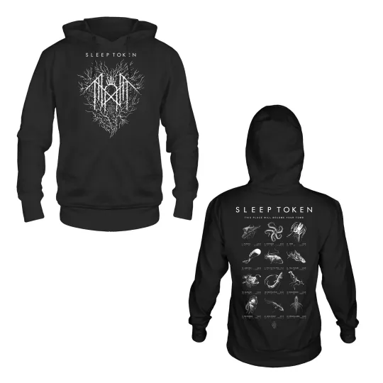 Discover Authentic Sleep Token Depth Chart Pull Over Hoodie S-2XL NEW