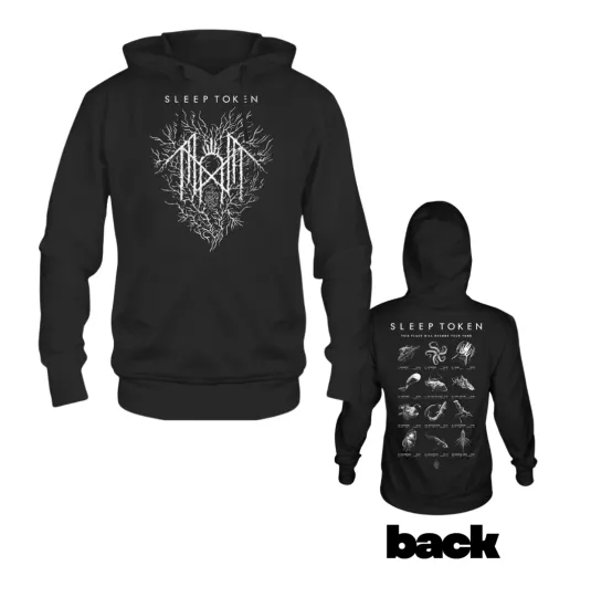 Discover Sleep Token Ocean Animals Hoodie Sz Small OFFICIAL NEW