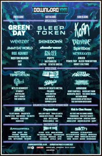 Sleep Token Korn Green Day Lorna Shore Opeth Premium Matte Vertical Poster 2025 Limited Edition RARE