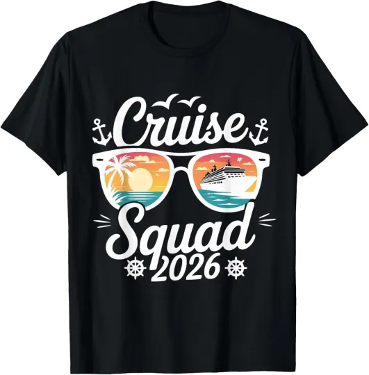Discover Funny Cruise Squad 2026 Summer Vacation Matching Family T-Shirt unisex T-Shirt