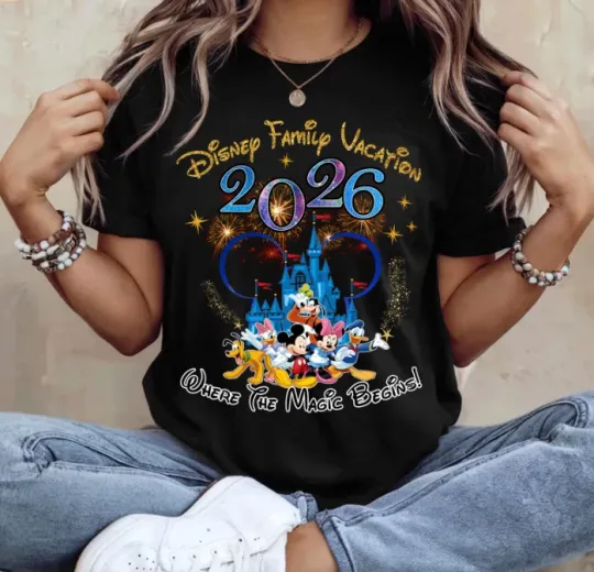 Discover Disney Family Vacation 2026, Disney Family Trip, Disney Matching Shirt