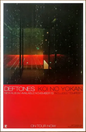 Discover Deftone Koi No Yokan Ltd Ed Vertical Poster Alternative Metal Shoegaze