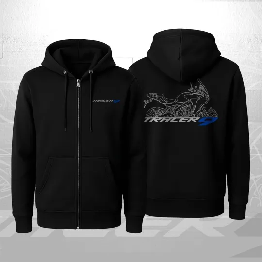 Discover For Yamaha Tracer 9 2021-2025 fans - Motorcycle ZIP Hoodie