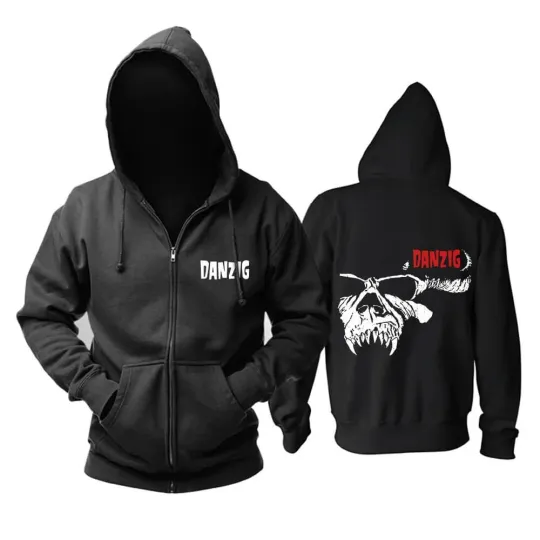 Discover NEW Danzig Band All Size Hoodie Zip For Men TU283