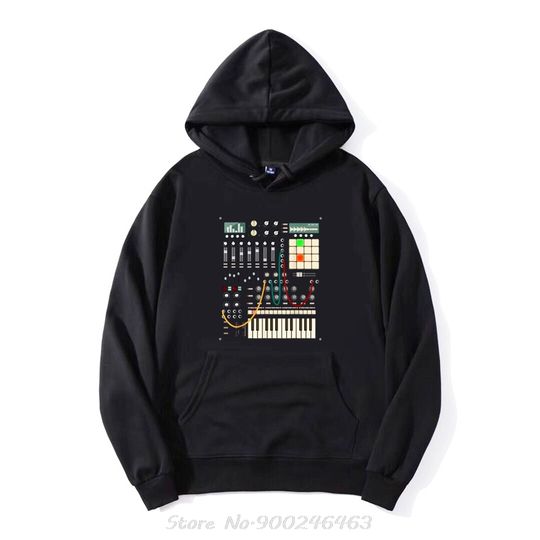 Discover Men Cotton Hoodie Anime Harajuku Pullover Hoody Modern Music Producer And Electronic Musician Jacket Zip Up Hoodie Sweatshirt