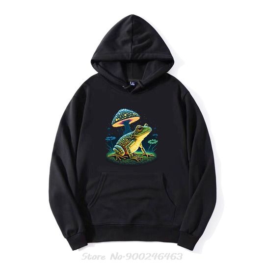 Fashion Classic Magic Mushroom Harajuku Hoodie Men's Clothing Cotton Oversized Hoody New Casual Jacket Zip Up Hoodie Sweatshirt