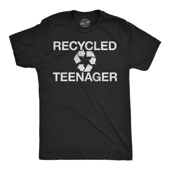 Discover Mens Funny T Shirts Recycled Teenager Sarcastic Graphic Novelty Tee for Men