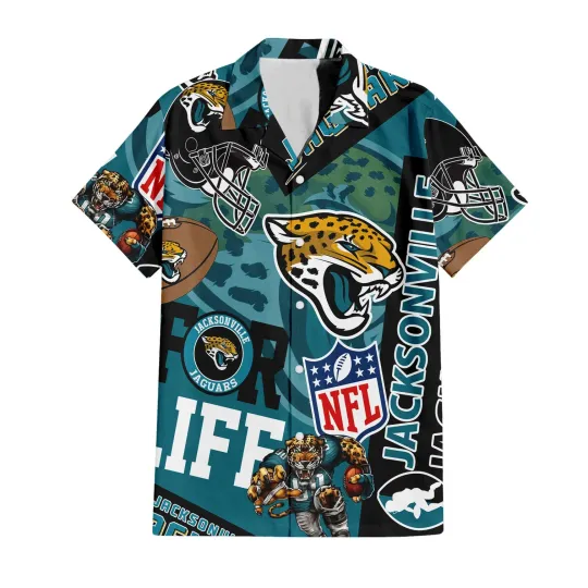 Discover football Jacksonville Jaguars For Life Hawaiian Shirt