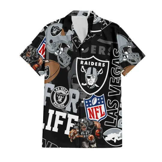Discover football Las Vegas Raiders For Life Hawaiian Shirt