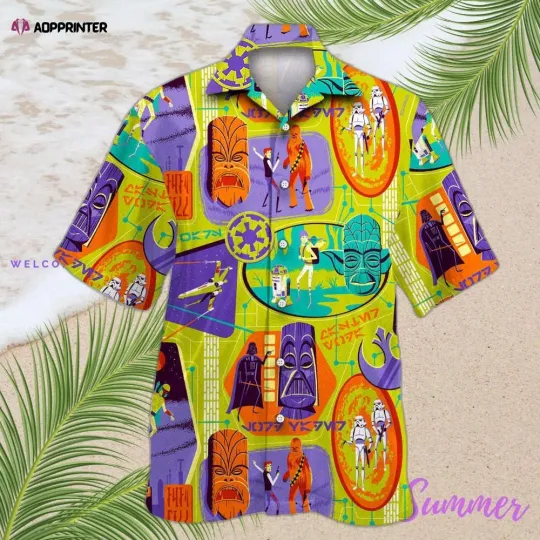 Discover Star Wars Tiki 02 Hawaiian Shirt Summer Aloha Shirt For Men Women