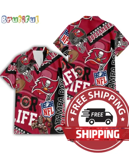 Discover football Tampa Bay Buccaneers For Life Hawaiian Shirt