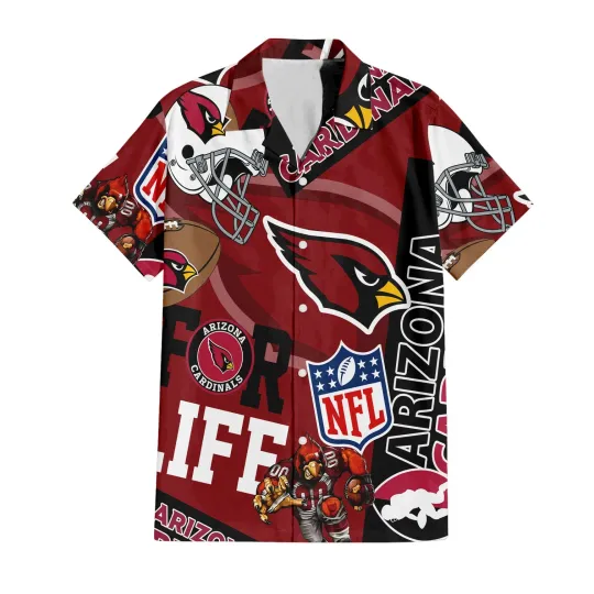 Discover football Arizonna Cardinals For Life Hawaiian Shirt