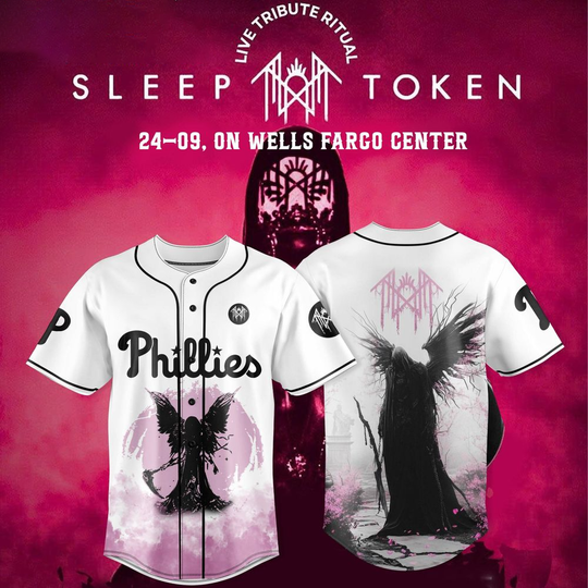Philadelphia Phillies x Sleep Token Even in Arcadia Tour Jersey