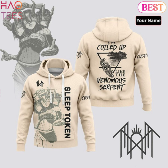 Discover Personalized Sleep Token Im Coiled Up Like The Venomous Serpent Hoodie