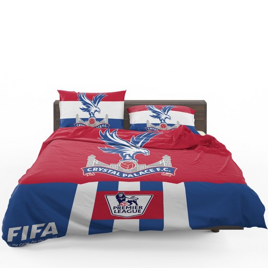 Discover Crystal Palace Fc Premier League Football Bedding Set
