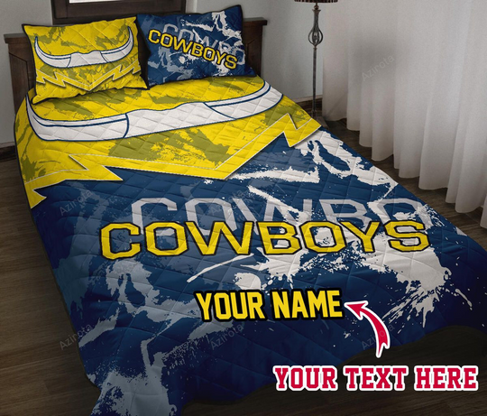 Cowboys Football Personalized Custom Bedding Sets King Queen Twin Bedding Set