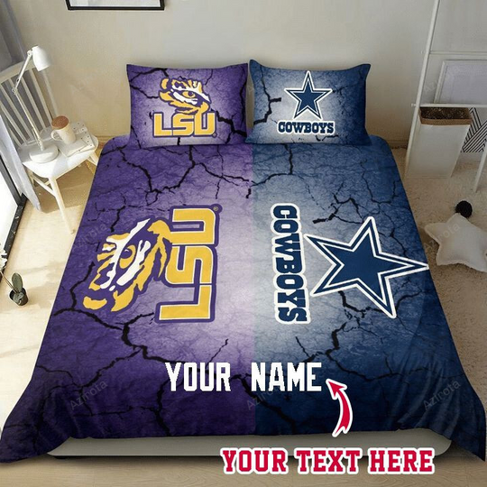 Dallas Cowboys 13 Football 7 Personalized Custom Bedding Sets King Queen Twin Bedding Set
