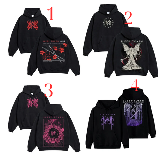Discover Retro Sleep Token New Season All Design 2 Sided Hoodie