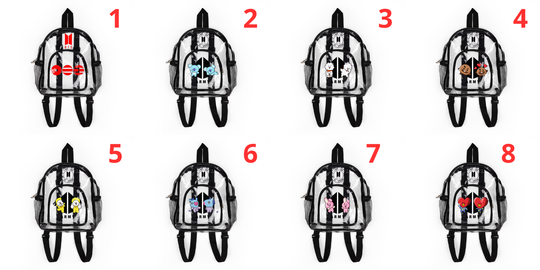 BTS Comeback Tour 2026 Clear Stadium Backpack, Concert Approved, Army, Bts Concert Bag, Kpop Merch, Bangtan, Stadium Bag, Stadium Approved