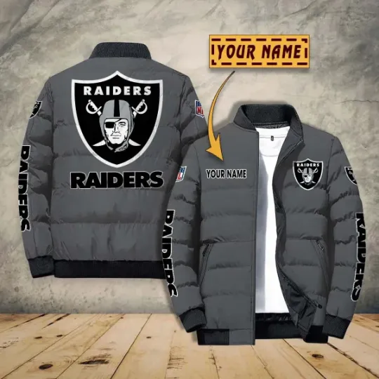 Las Vegas Raiders Puffer Jacket