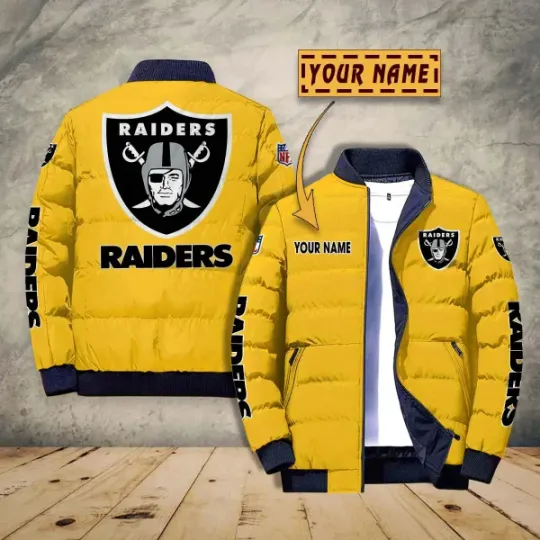Las Vegas Raiders Puffer Jacket