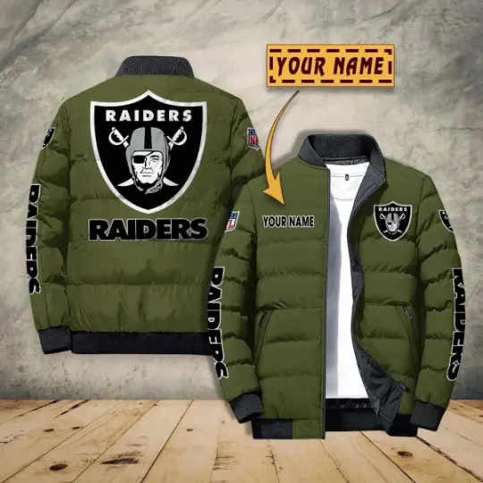 Las Vegas Raiders Puffer Jacket