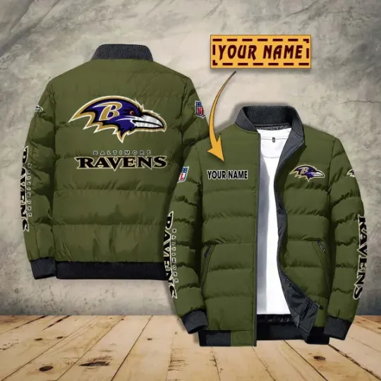 Baltimore Ravens Puffer Jacket