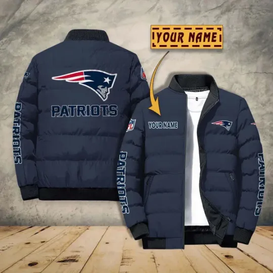 Discover New England Patriots Puffer Jacket