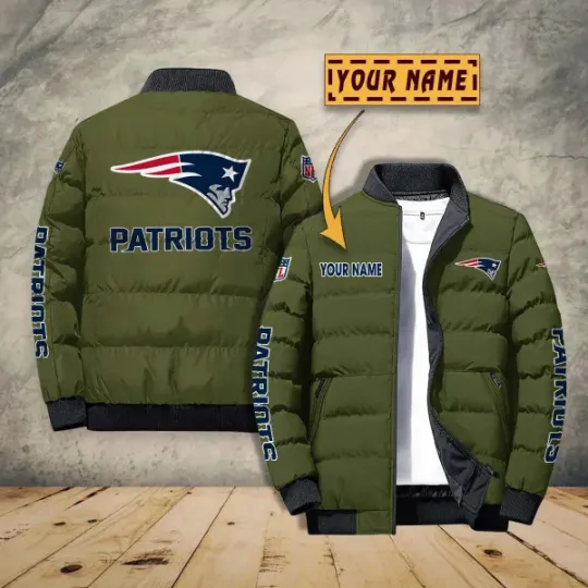 Discover New England Patriots Puffer Jacket