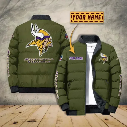 Minnesota Vikings Puffer Jacket