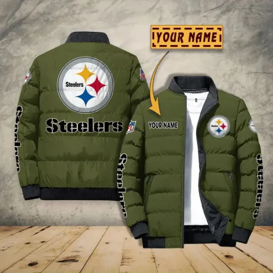 Discover Pittsburgh Steeler Puffer Jacket