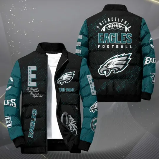 Discover Philadelphia Eagles Puffer Jacket