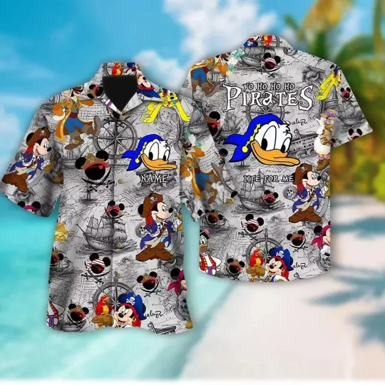 Discover Personalized Donald Duck 3D HAWAII SHIRT Mother Day Gift All Over Print Us Size