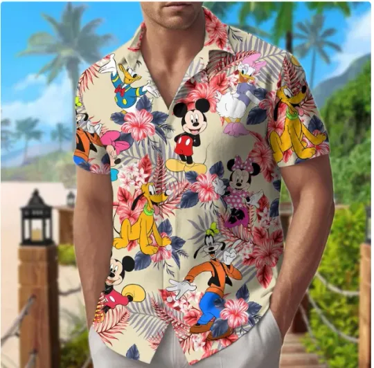 Mickey's Friends Summer Hawaiian Shirt
