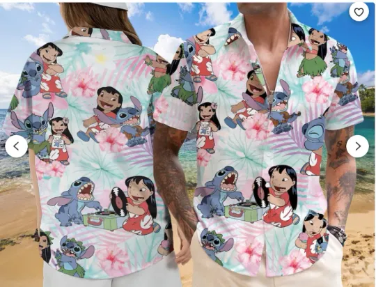 Discover Lilo and Stitch Summer Hawaiian Shirt
