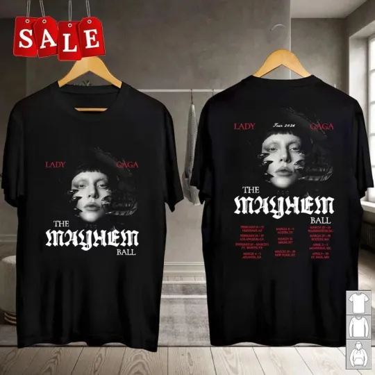 Discover New Ld ga Tour 2026 Gift For Fans Unisex S-5XL Shirt MD602