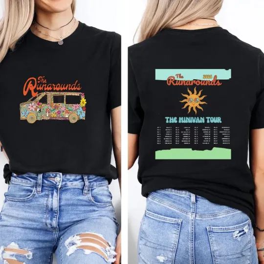 Discover Gift For Fans The Runarounds The Minivan Tour 2026 T-Shirt - Sweatshirt - Hoodie