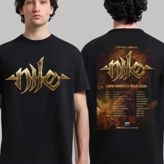 Discover Nile Latin America Tour 2026 Schedule Dates Unisex T-Shirt