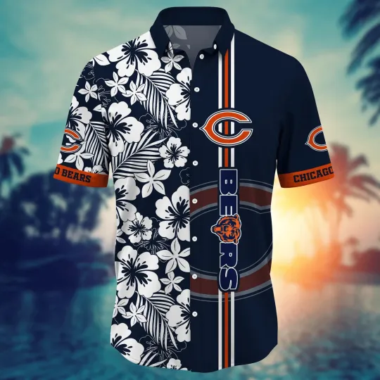 Discover Chicago Football football Hawaiian Shirt Firefliestime Aloha Shirt