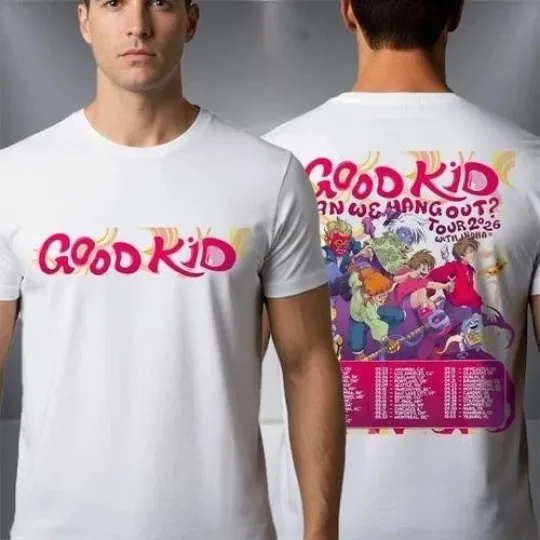 Discover Good Kid Band Can We Hang Out Tour 2026 Schedule Tour Dates Unisex T-Shirt