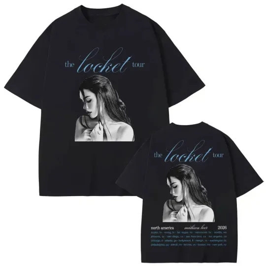 Discover Madison Beer The Locket Tour 2026 Unisex T-Shirt