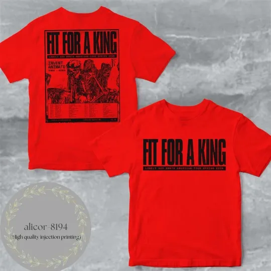 Fit For A King Lonely God North America Tour Spring 2026 T-Shirt