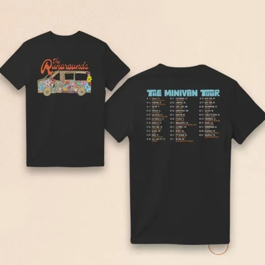 Discover The Runarounds 2026 The Minivan Tour Unisex T-Shirt